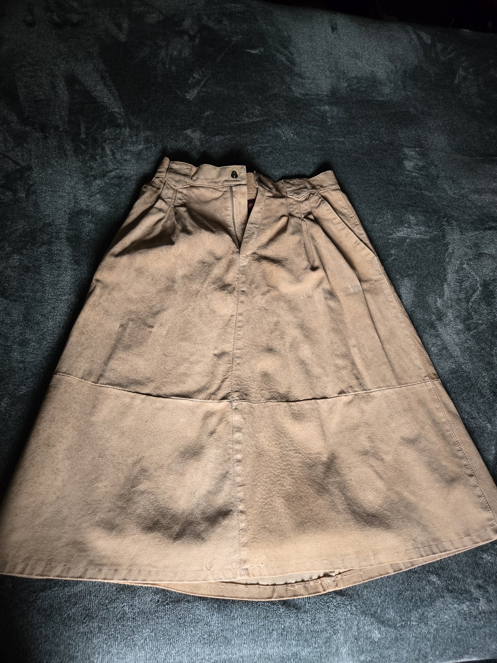 Vintage Daniel Marcus for Sterling Stall Suede Midi Skirt 🤎